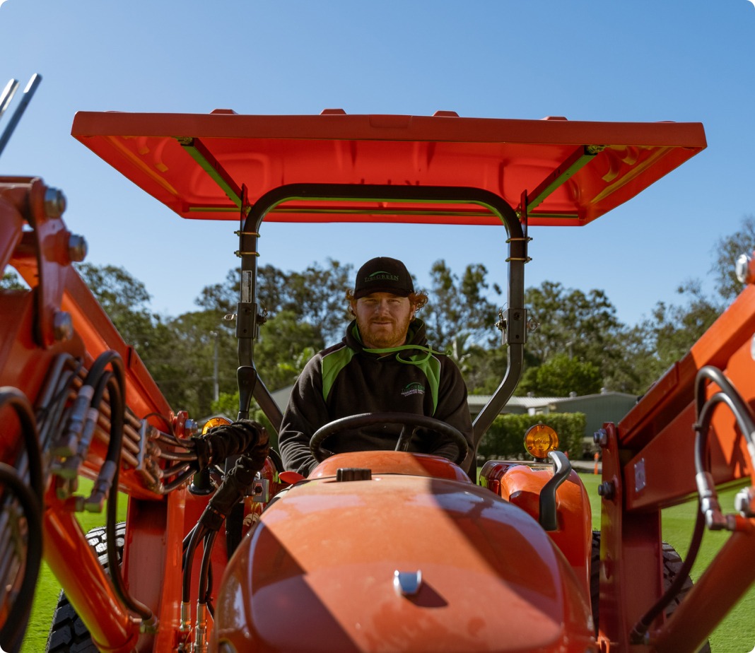 Tractor | Core aeration and scarification